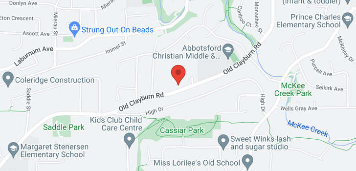 map of 34 34959 OLD CLAYBURN ROAD